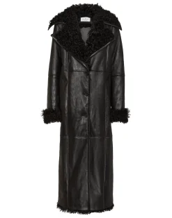 PHILIPP PLEIN Shearling Coat Long>Donna Pelle E Pellicce|Giubbotti