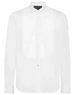 PHILIPP PLEIN Shirt Black Tie>Uomo Camicie
