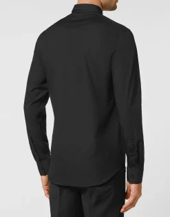 PHILIPP PLEIN Shirt Sugar Daddy Cut LS Skull><noscript><img data-lazyloaded=