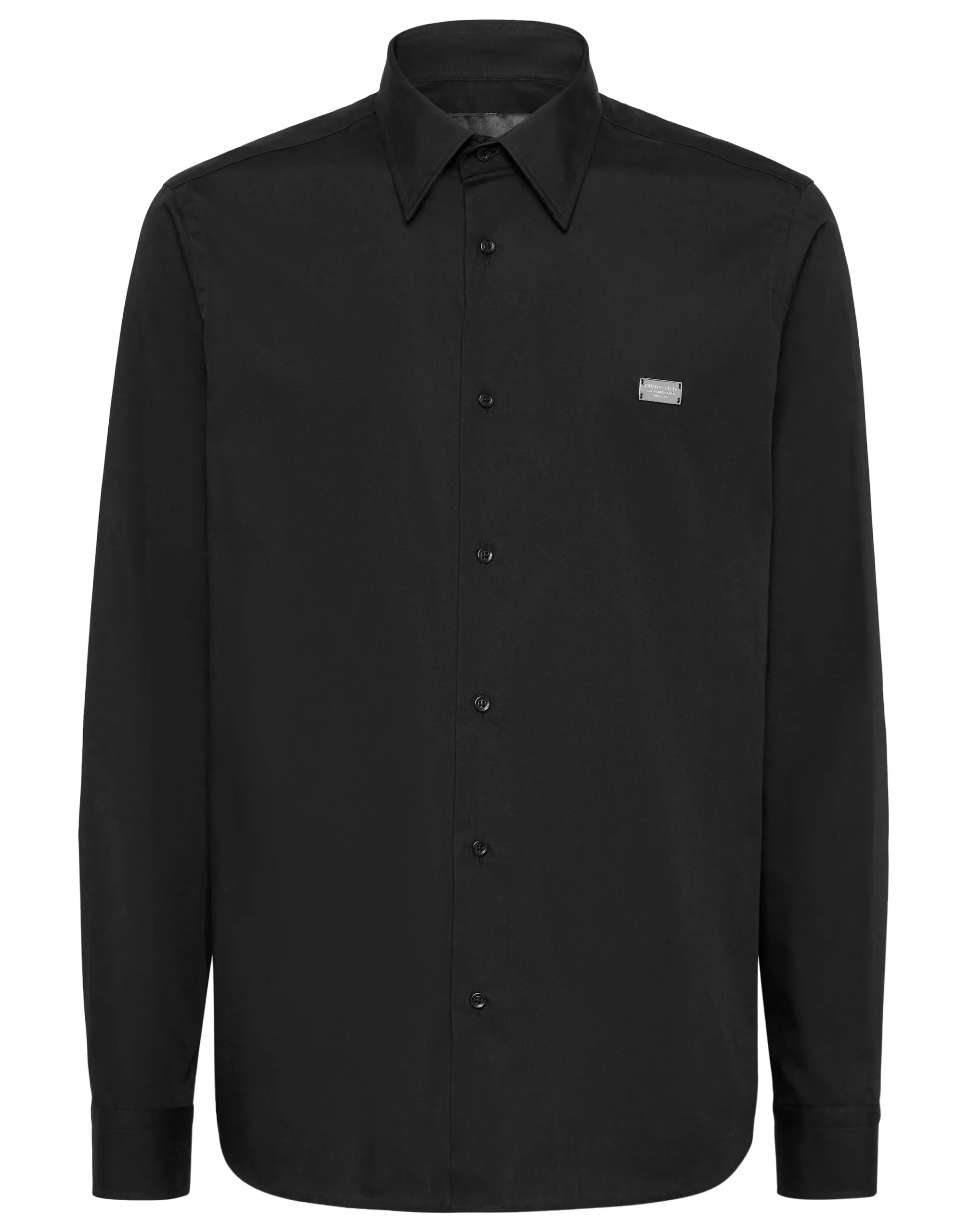 PHILIPP PLEIN Shirt Sugar Daddy Cut LS Strass Skull>Uomo Camicie