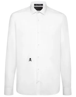 PHILIPP PLEIN Shirt Sugar Daddy Cut LS Skull>Uomo Camicie