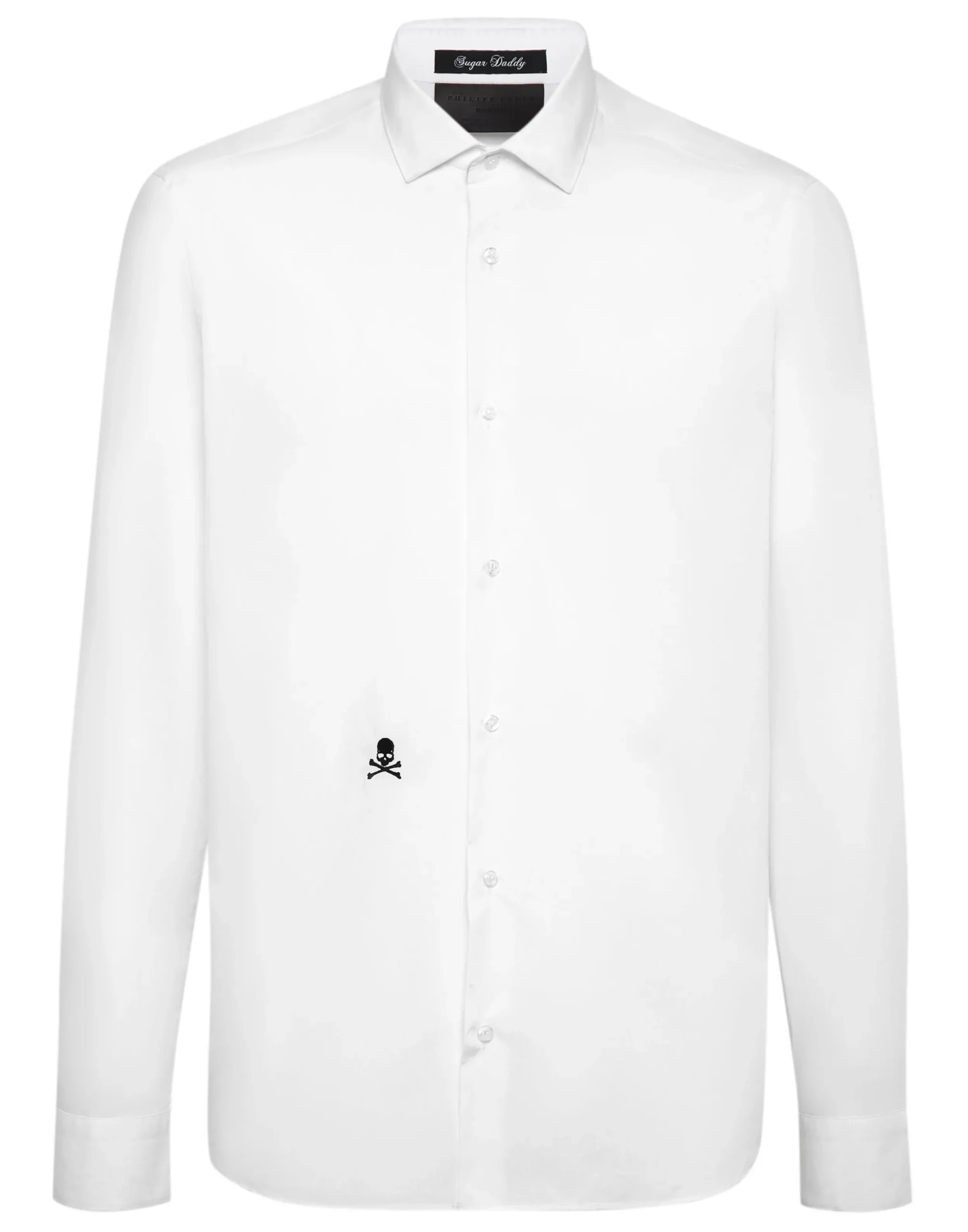 PHILIPP PLEIN Shirt Sugar Daddy Cut LS Skull>Uomo Camicie