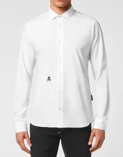 PHILIPP PLEIN Shirt Sugar Daddy Cut LS Skull>Uomo Camicie