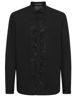 PHILIPP PLEIN Shirt Sugar Daddy Cut LS Stones>Uomo Camicie