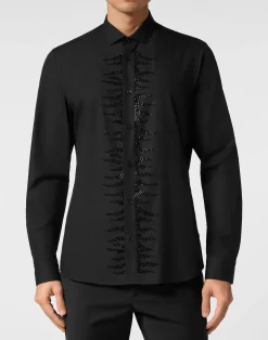 PHILIPP PLEIN Shirt Sugar Daddy Cut LS Stones>Uomo Camicie