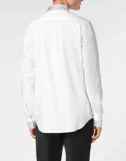 PHILIPP PLEIN Shirt Sugar Daddy Cut LS Strass><noscript><img data-lazyloaded=