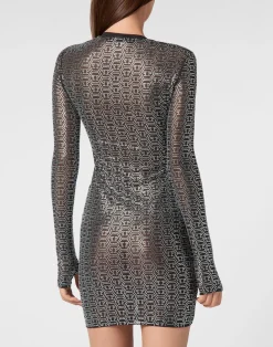 PHILIPP PLEIN Short Dress><noscript><img data-lazyloaded=