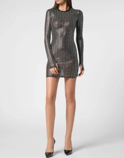 PHILIPP PLEIN Short Dress><noscript><img data-lazyloaded=