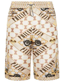 PHILIPP PLEIN Short Trousers Cool Kid Cut Silk>Uomo Pantaloni & Shorts