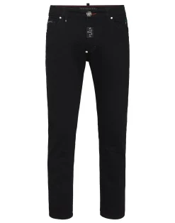 PHILIPP PLEIN Skinny Fit Trousers>Uomo Denim