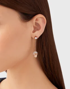 PHILIPP PLEIN SLIDING $KULL Earrings><noscript><img data-lazyloaded=