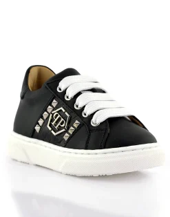 PHILIPP PLEIN SNEAKERS BOX SOLE LACE HEXAGON STUDS> Scarpe