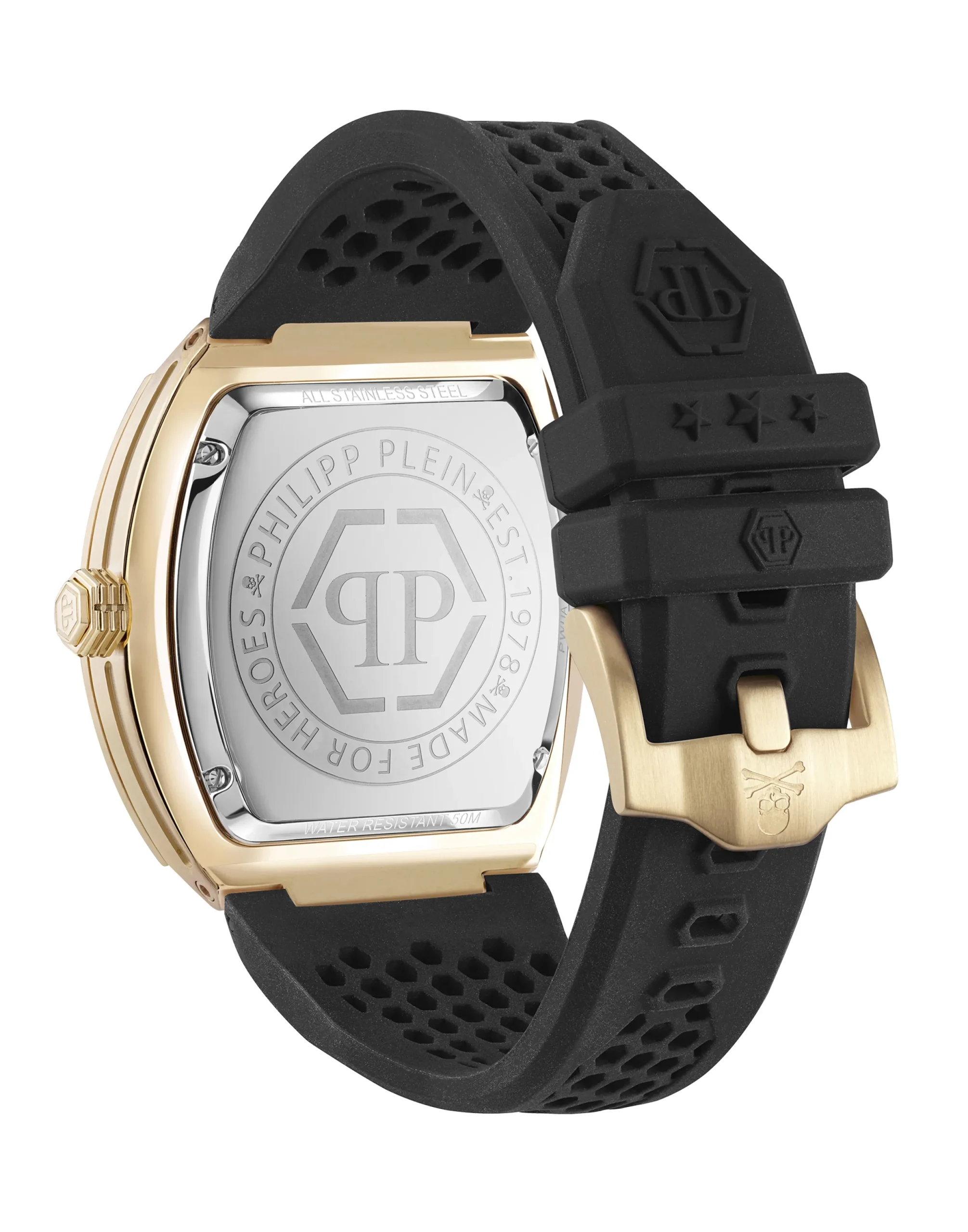 PHILIPP PLEIN Stainless Steel Watches The Hexagon Phantom>Uomo Pullover / Felpe / Giacche|Orologi
