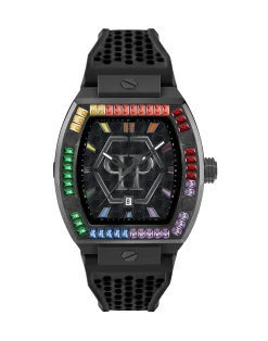 PHILIPP PLEIN Stainless Steel Watches The Hexagon Phantom>Uomo Pullover / Felpe / Giacche|Orologi