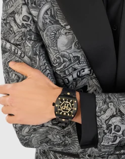 PHILIPP PLEIN Stainless Steel Watches The Hexagon Phantom><noscript><img data-lazyloaded=