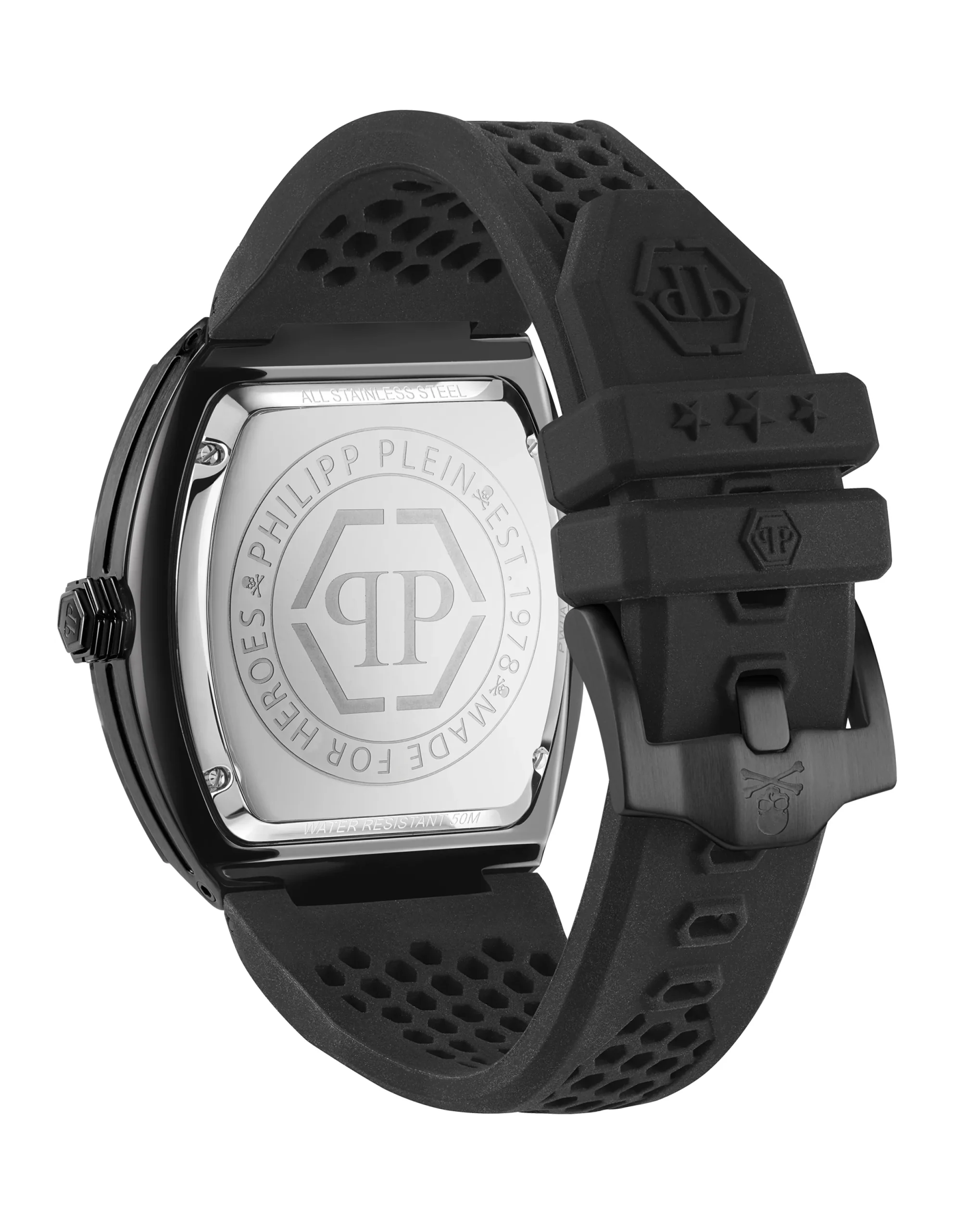 PHILIPP PLEIN Stainless Steel Watches The Hexagon Phantom>Uomo Pullover / Felpe / Giacche|Orologi