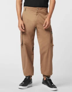 PHILIPP PLEIN Straight Cargo Fit Trousers>Uomo Pantaloni & Shorts