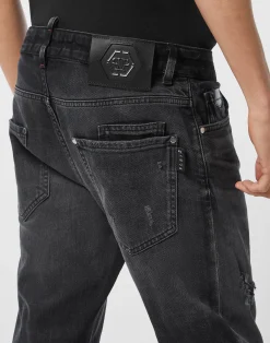 PHILIPP PLEIN Straight Supreme Cut Jeans Hexagon><noscript><img data-lazyloaded=