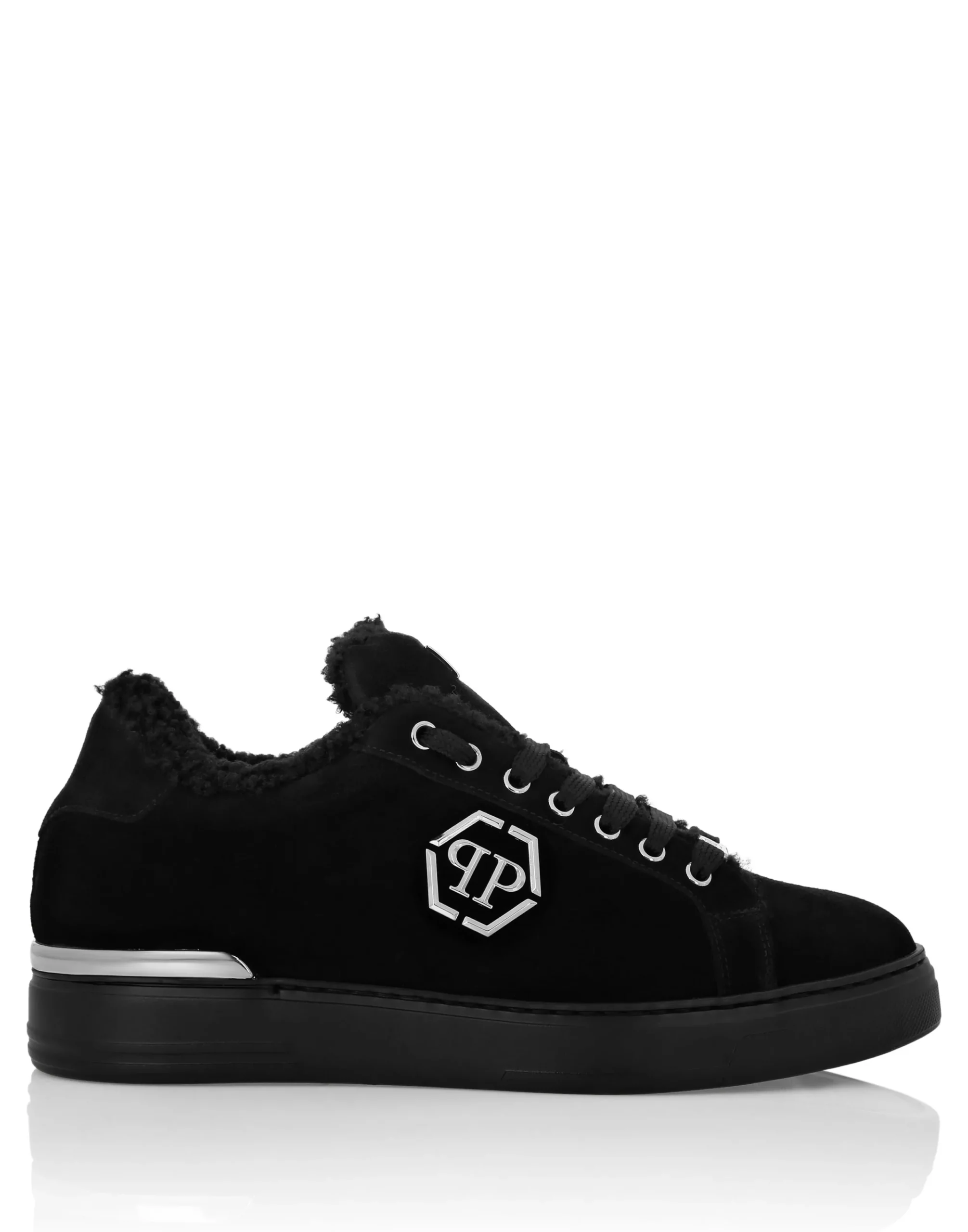 PHILIPP PLEIN Suede Fur Low Top Sneakers Carson>Uomo Low Top Sneakers