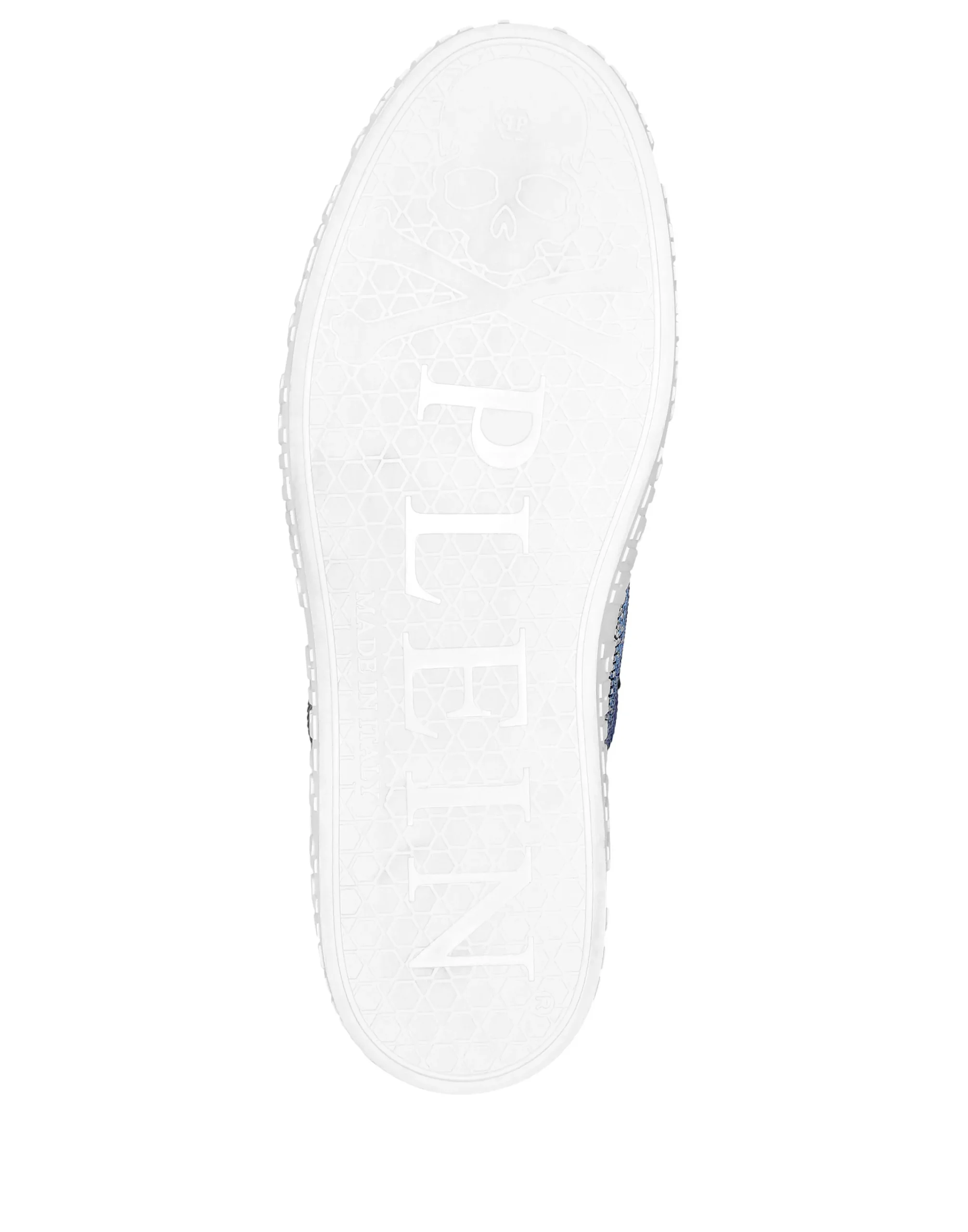 PHILIPP PLEIN Suede Hi-Top Sneakers Strass Studs>Uomo High Top Sneakers|High Top Sneakers