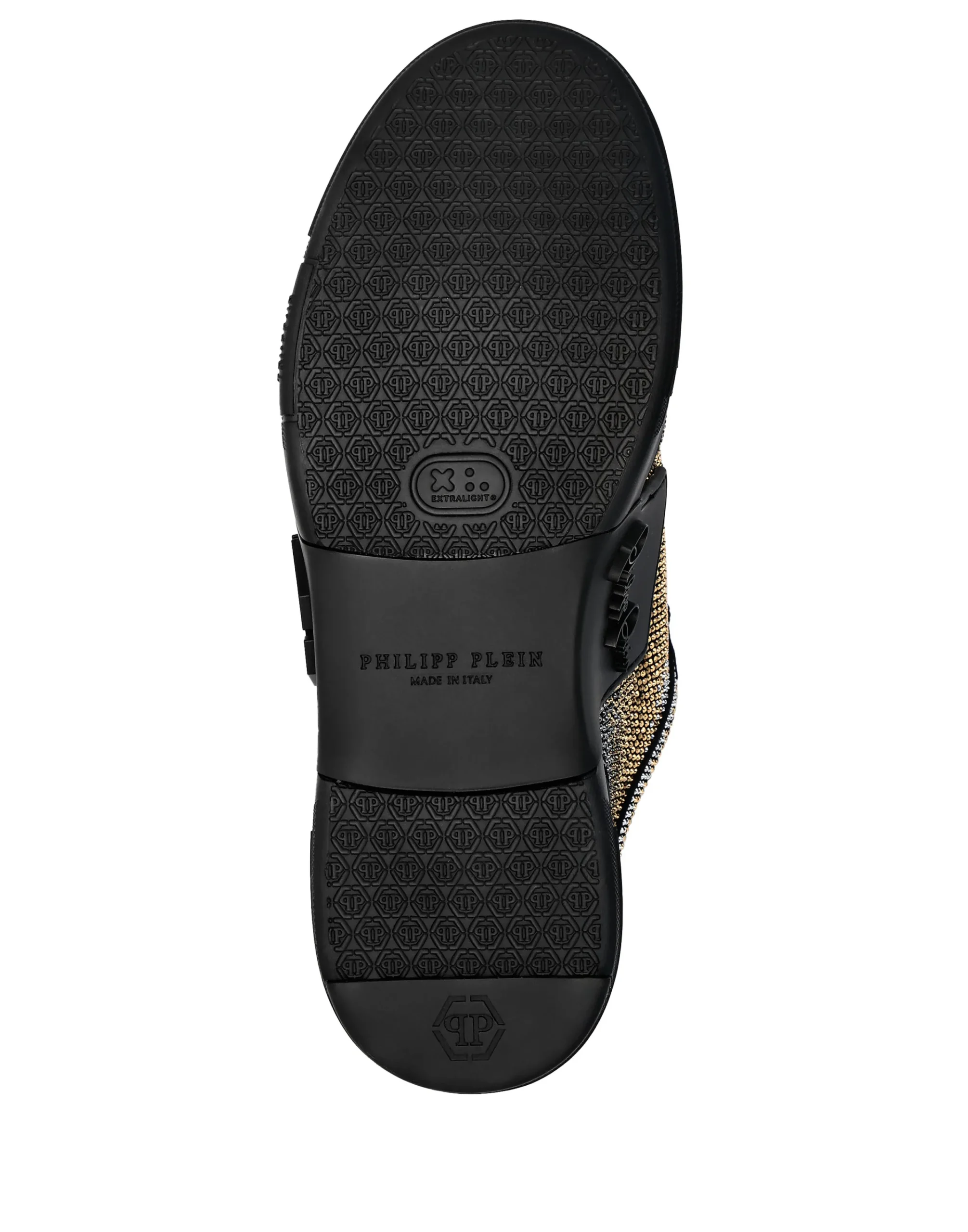 PHILIPP PLEIN Suede Lo-Top Sneakers Strass Hexagon>Uomo Low Top Sneakers