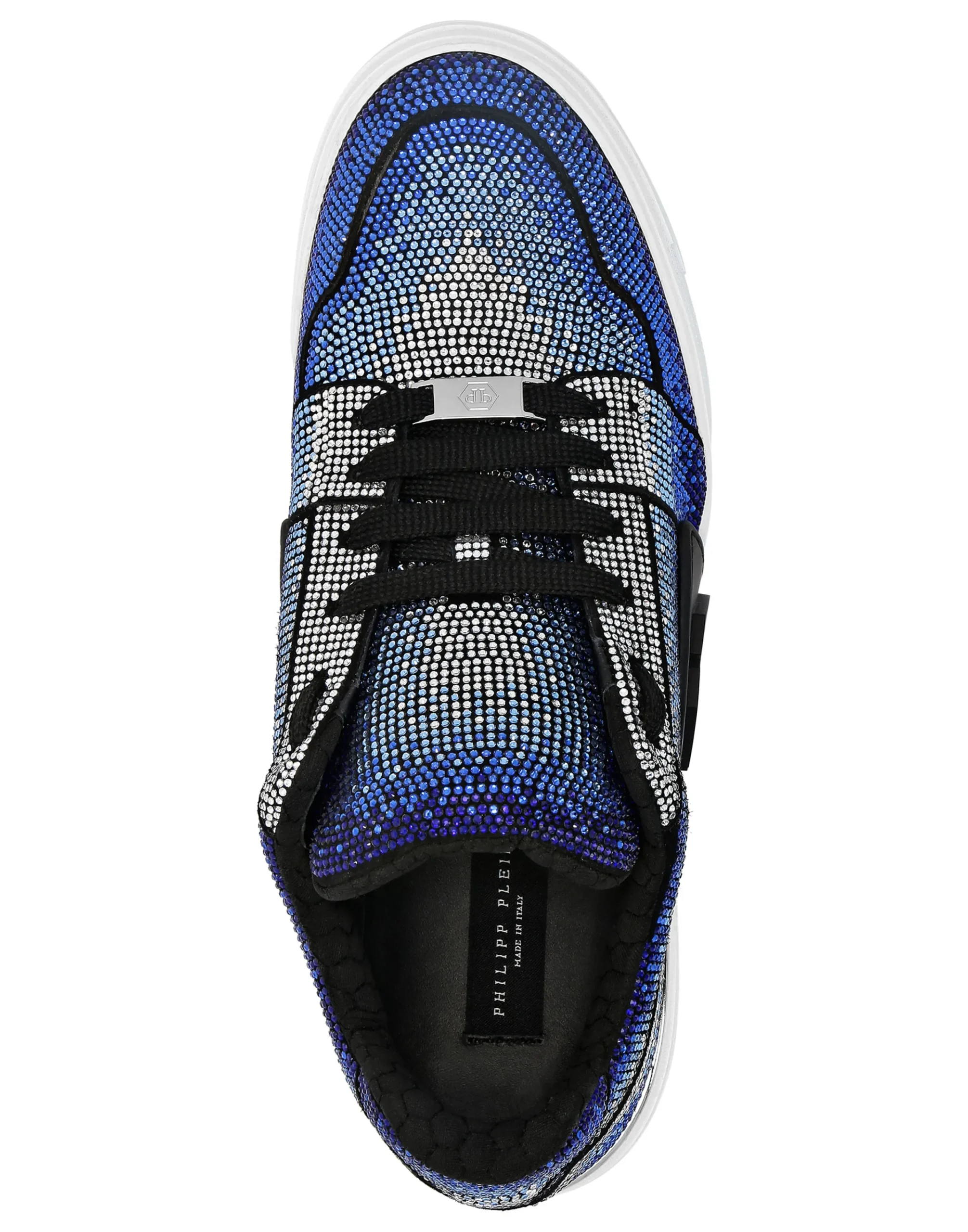 PHILIPP PLEIN Suede Lo-Top Sneakers Strass Hexagon>Uomo Low Top Sneakers
