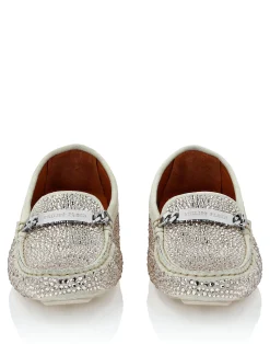 PHILIPP PLEIN Suede Strass Moccasin>Donna Ballerine|Moccasins