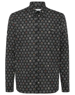 PHILIPP PLEIN Sugar Daddy Cut Shirt Monogram Fairy>Uomo Camicie