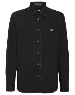 PHILIPP PLEIN Sugar Daddy Cut Shirt Skull>Uomo Camicie