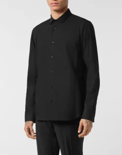 PHILIPP PLEIN Sugar Daddy Cut Shirt Teddy Crystal>Uomo Camicie