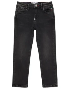 PHILIPP PLEIN Super Straight Cut Trousers Skull&Bones>Bambino Abbigliamento