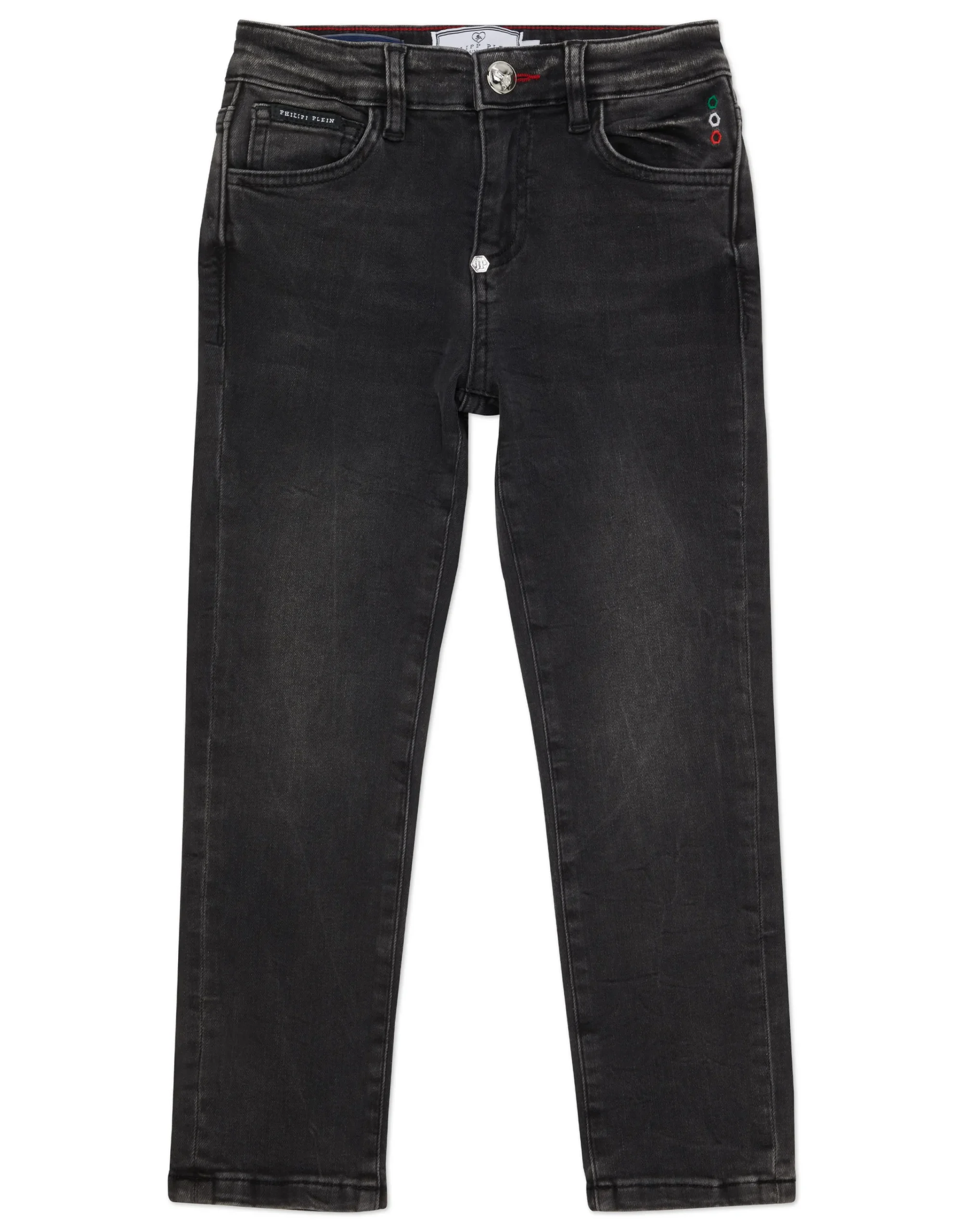 PHILIPP PLEIN Super Straight Cut Trousers Skull&Bones>Bambino Abbigliamento