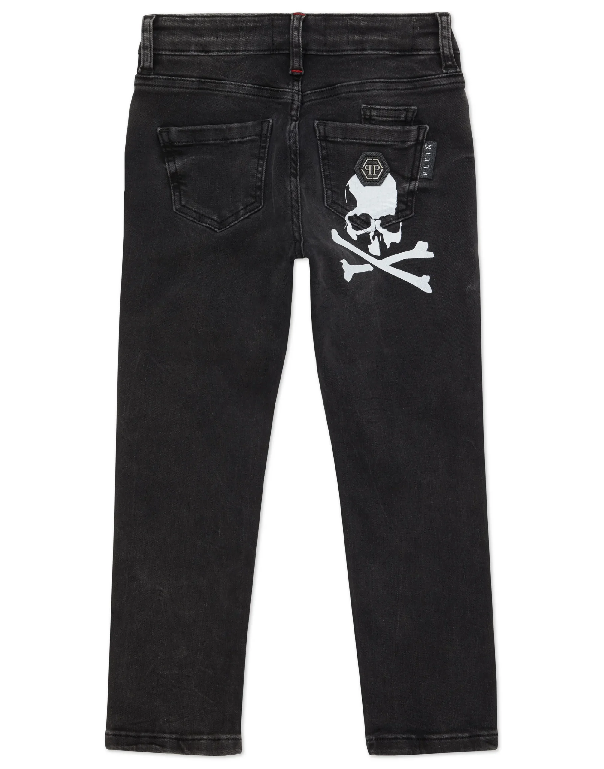 PHILIPP PLEIN Super Straight Cut Trousers Skull&Bones>Bambino Abbigliamento
