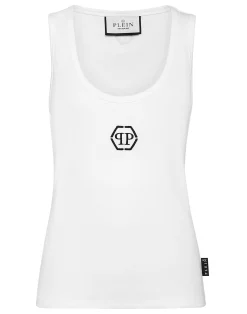 PHILIPP PLEIN Tank Top Hexagon>Donna T-Shirt & Polo|Top