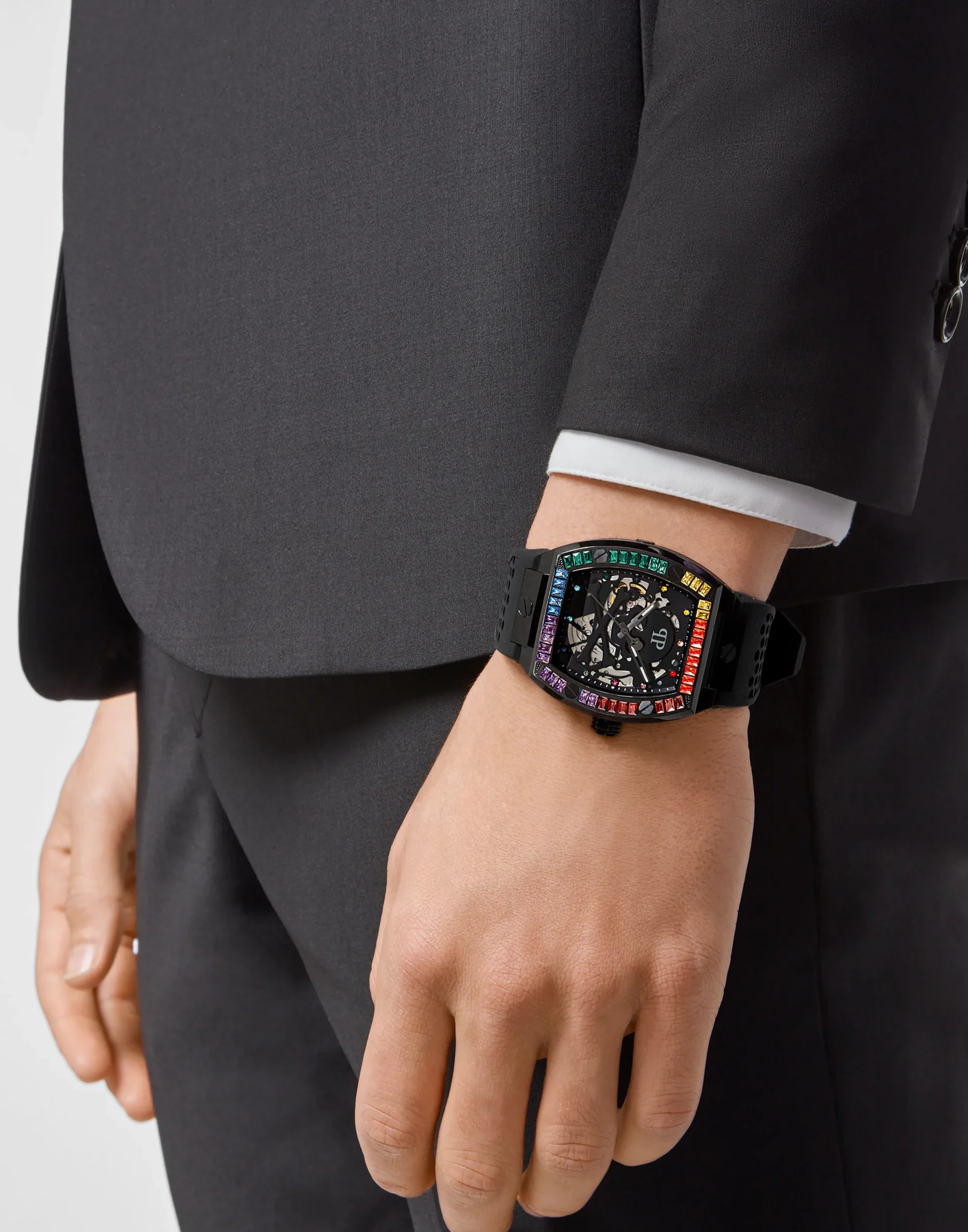 PHILIPP PLEIN THE $KELETON Rainbow Watch with Crystals>Uomo Orologi|Orologi