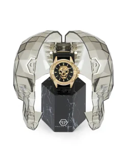 PHILIPP PLEIN THE $KULL TITAN GOLD Watch><noscript><img data-lazyloaded=