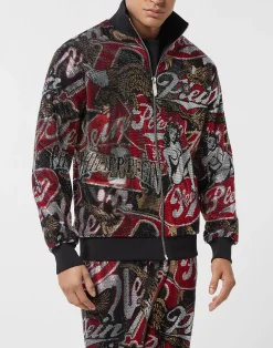 PHILIPP PLEIN Tracksuit Jacket Plein Beers Stones>Uomo Street Couture