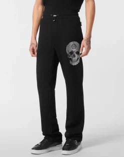 PHILIPP PLEIN Tracksuit Trousers Crystal Skull>Uomo Street Couture