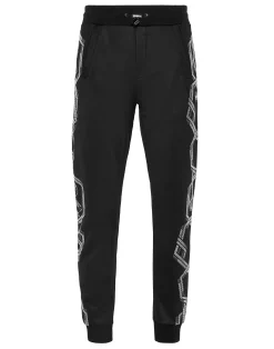 PHILIPP PLEIN Trousers Jogging Chains>Uomo Street Couture