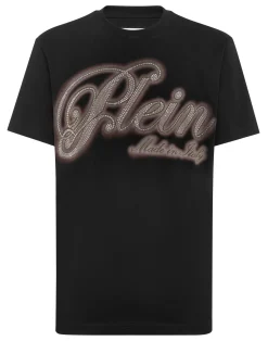 PHILIPP PLEIN T-Shirt Basic Strass Signature>Uomo T-Shirts