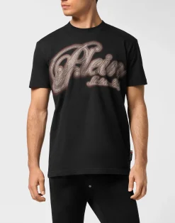 PHILIPP PLEIN T-Shirt Basic Strass Signature>Uomo T-Shirts