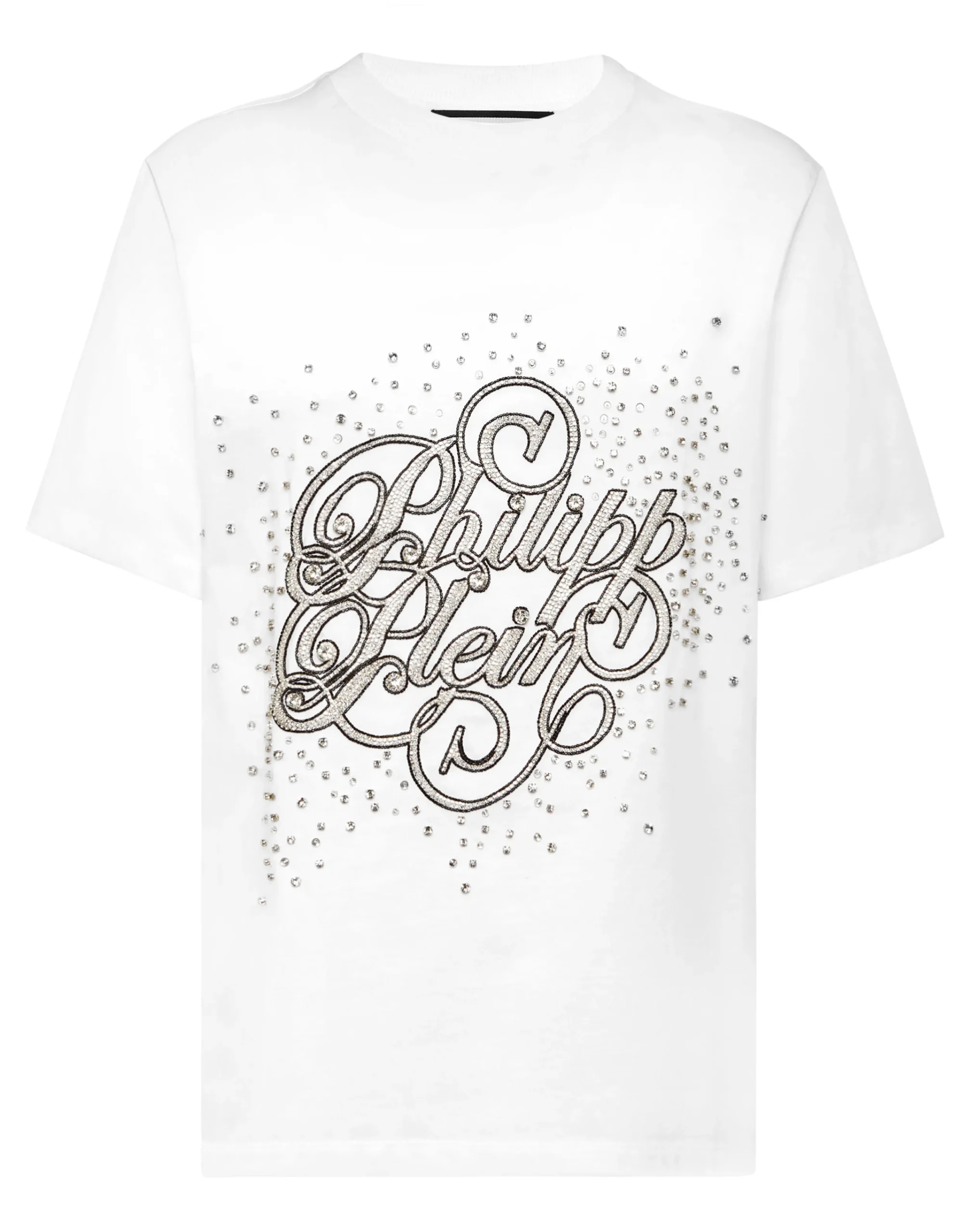 PHILIPP PLEIN T-Shirt Man Fit Crystal Strass>Donna T-Shirt & Polo