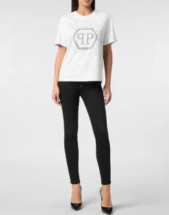 PHILIPP PLEIN T-Shirt Man Fit Hexagon><noscript><img data-lazyloaded=