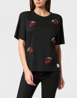 PHILIPP PLEIN T-Shirt Man Fit Rib Cherries>Donna T-Shirt & Polo
