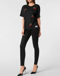 PHILIPP PLEIN T-Shirt Man Fit Rib Cherries><noscript><img data-lazyloaded=