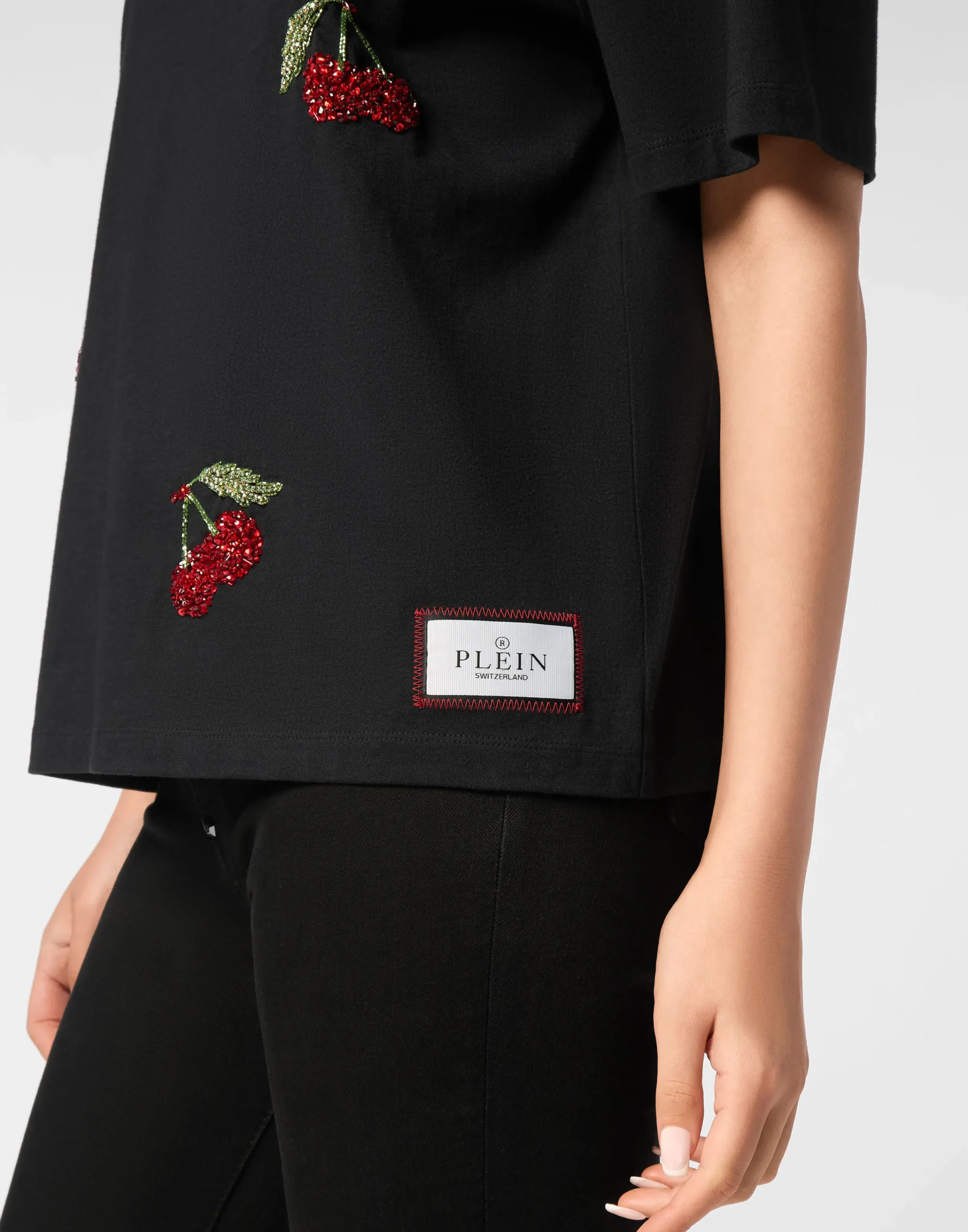 PHILIPP PLEIN T-Shirt Man Fit Rib Cherries>Donna T-Shirt & Polo