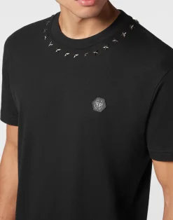 PHILIPP PLEIN T-shirt Round Neck SS><noscript><img data-lazyloaded=