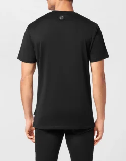 PHILIPP PLEIN T-shirt Round Neck SS Club The Course Stones><noscript><img data-lazyloaded=