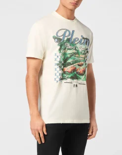 PHILIPP PLEIN T-shirt Round Neck SS Cote D Azur>Uomo T-Shirts