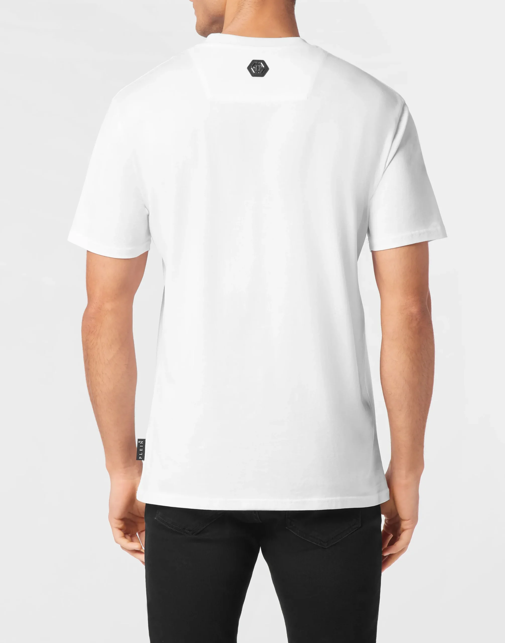 PHILIPP PLEIN T-shirt Round Neck SS Coursive>Uomo T-Shirts